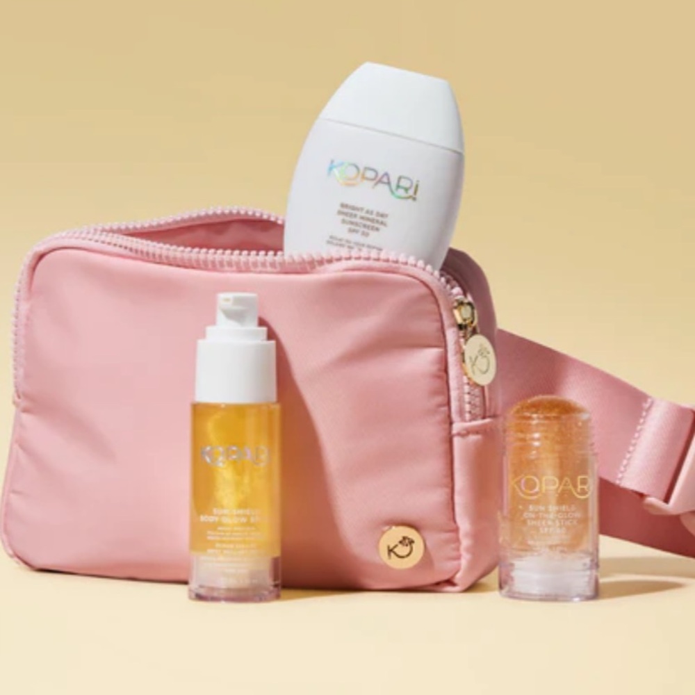 Kopari Baby Pink Cross Body Bag (does not include minis)